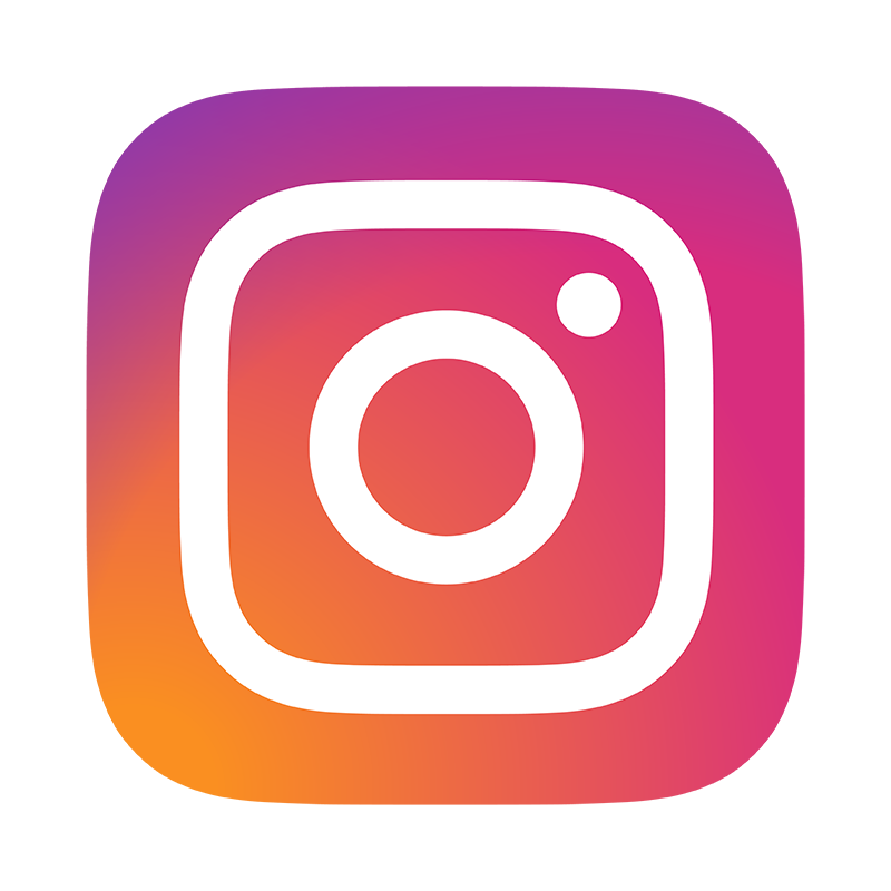 Instagram logo with gradient background