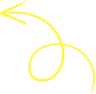 Yellow curved arrow on black background